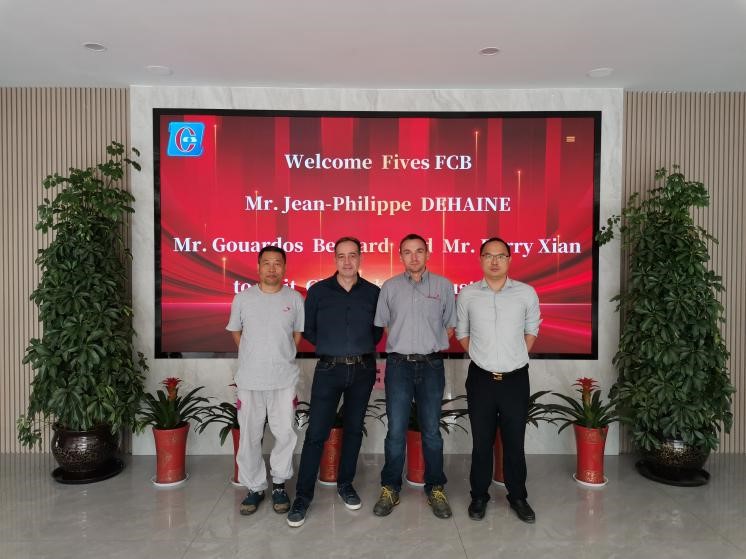 In September 2023, Fives FCB leaders from France visited our company for guidance.